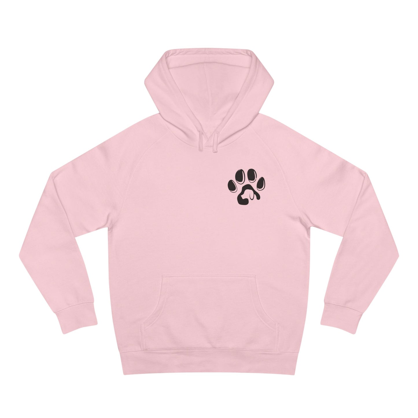 Cute Dog Lover Unisex Hoodie, Animal Paw Print Sweatshirt, Pet Gift, Animal Rights Apparel, Gift for Dog Mom, Vintage Dog Art