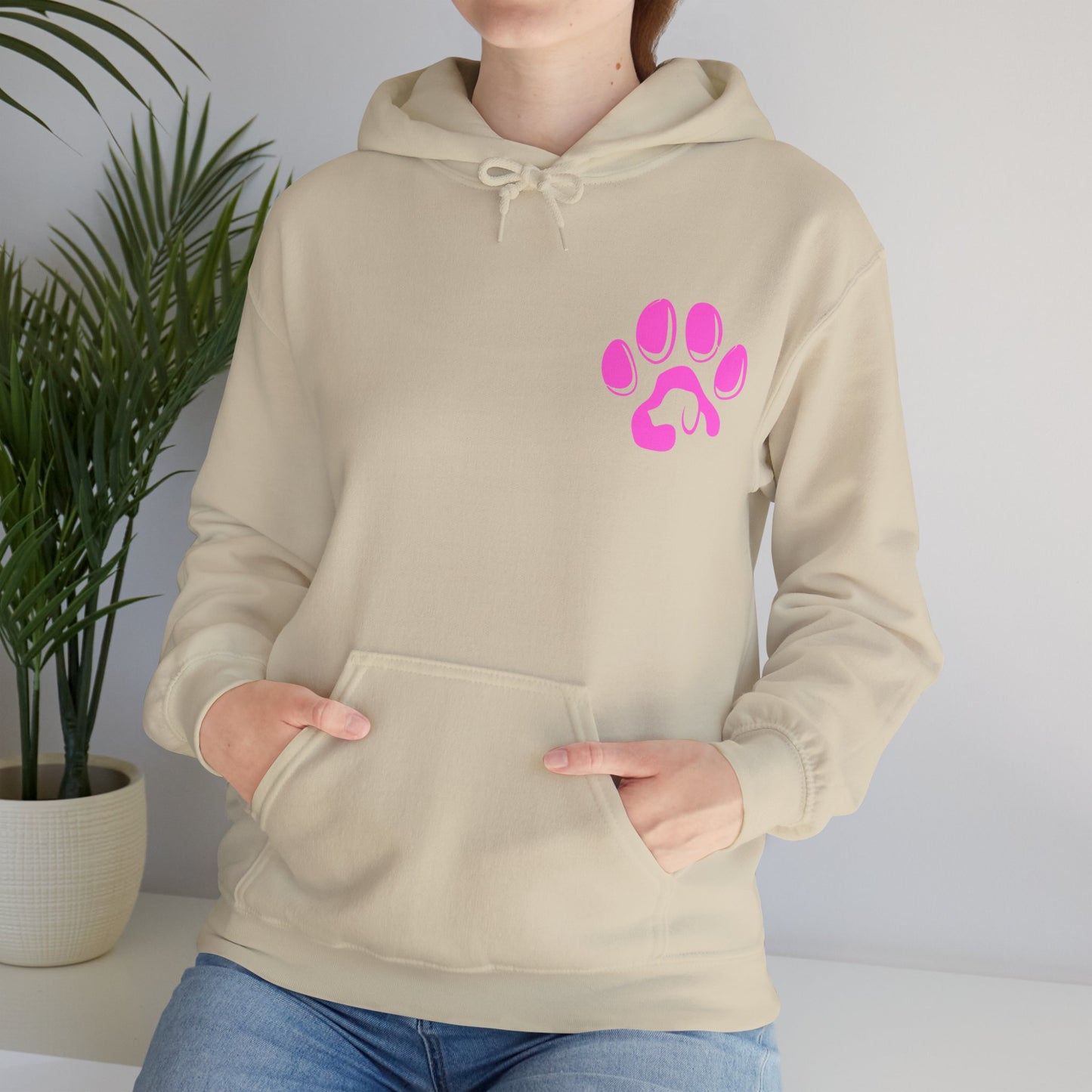 Paw Print Sweatshirt | Dog Lover's Hoodie, Cozy Gift for Pet Owners, Cute Wellness Apparel, Funny Animal Sweatshirt, Ideal for Dogs Lovers