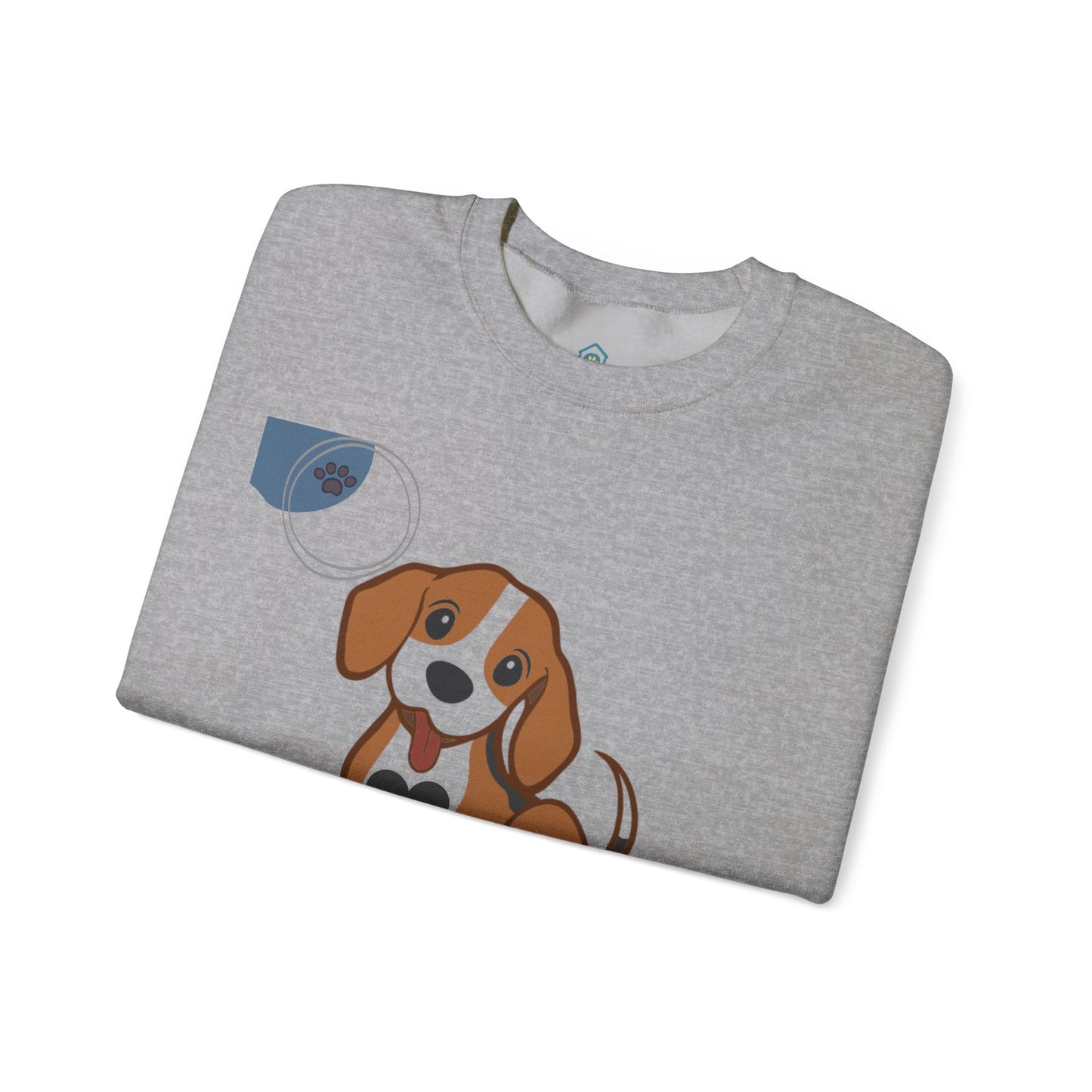 Adorable Dog-Themed Crewneck Sweatshirt, Pet Lover Gift, Cozy Sweatshirt for Dog Owners, Cute Pet Apparel, Perfect for Birthdays