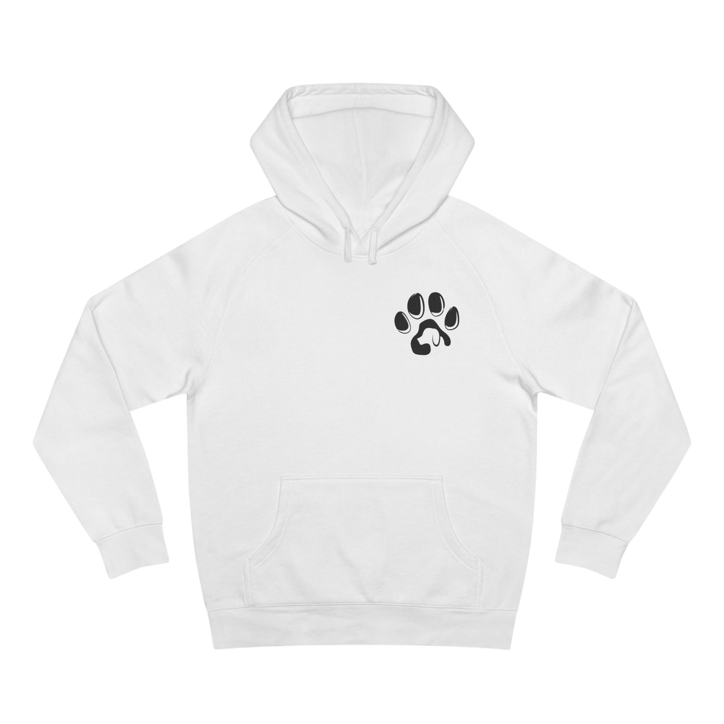 Cute Dog Lover Unisex Hoodie, Animal Paw Print Sweatshirt, Pet Gift, Animal Rights Apparel, Gift for Dog Mom, Vintage Dog Art
