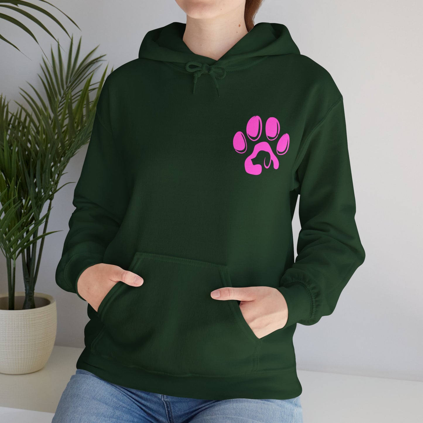 Paw Print Sweatshirt | Dog Lover's Hoodie, Cozy Gift for Pet Owners, Cute Wellness Apparel, Funny Animal Sweatshirt, Ideal for Dogs Lovers