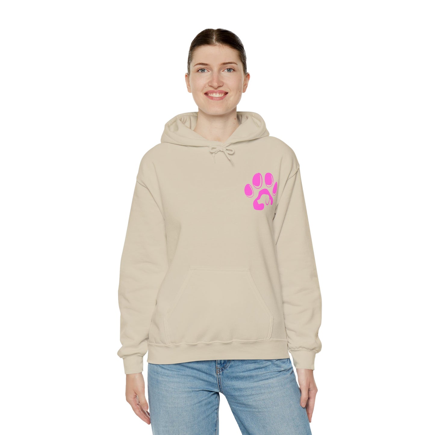 Paw Print Sweatshirt | Dog Lover's Hoodie, Cozy Gift for Pet Owners, Cute Wellness Apparel, Funny Animal Sweatshirt, Ideal for Dogs Lovers