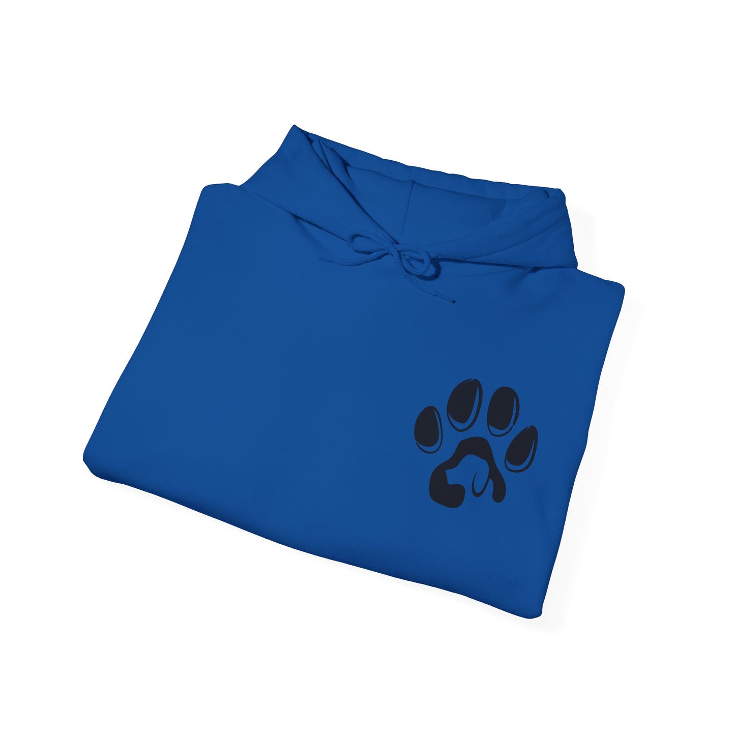 A cozy hoodie designed for dog lovers, featuring a kangaroo pouch pocket.