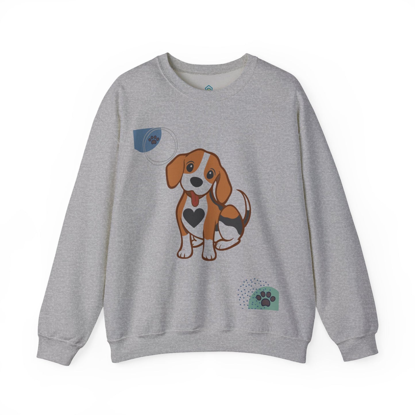 Adorable Dog-Themed Crewneck Sweatshirt, Pet Lover Gift, Cozy Sweatshirt for Dog Owners, Cute Pet Apparel, Perfect for Birthdays