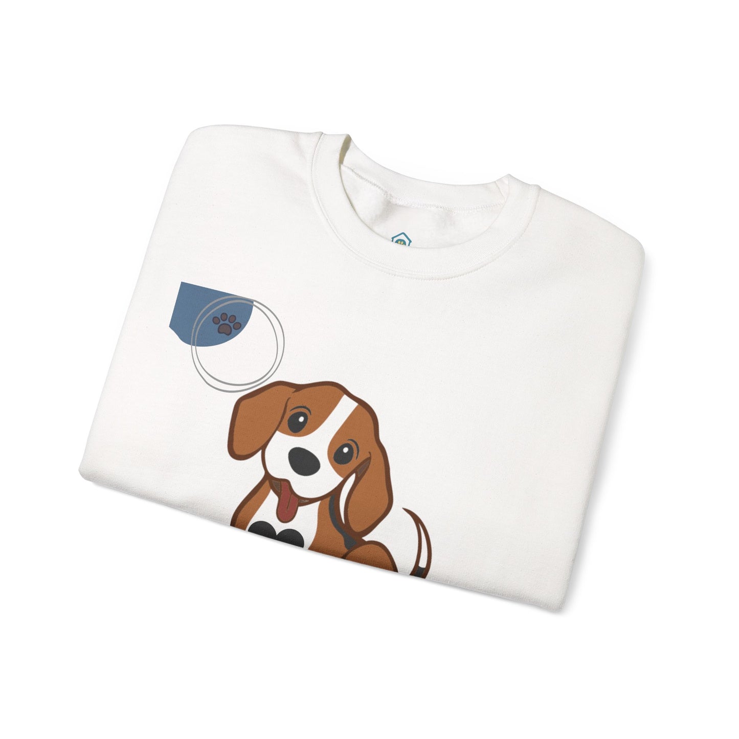 Adorable Dog-Themed Crewneck Sweatshirt, Pet Lover Gift, Cozy Sweatshirt for Dog Owners, Cute Pet Apparel, Perfect for Birthdays
