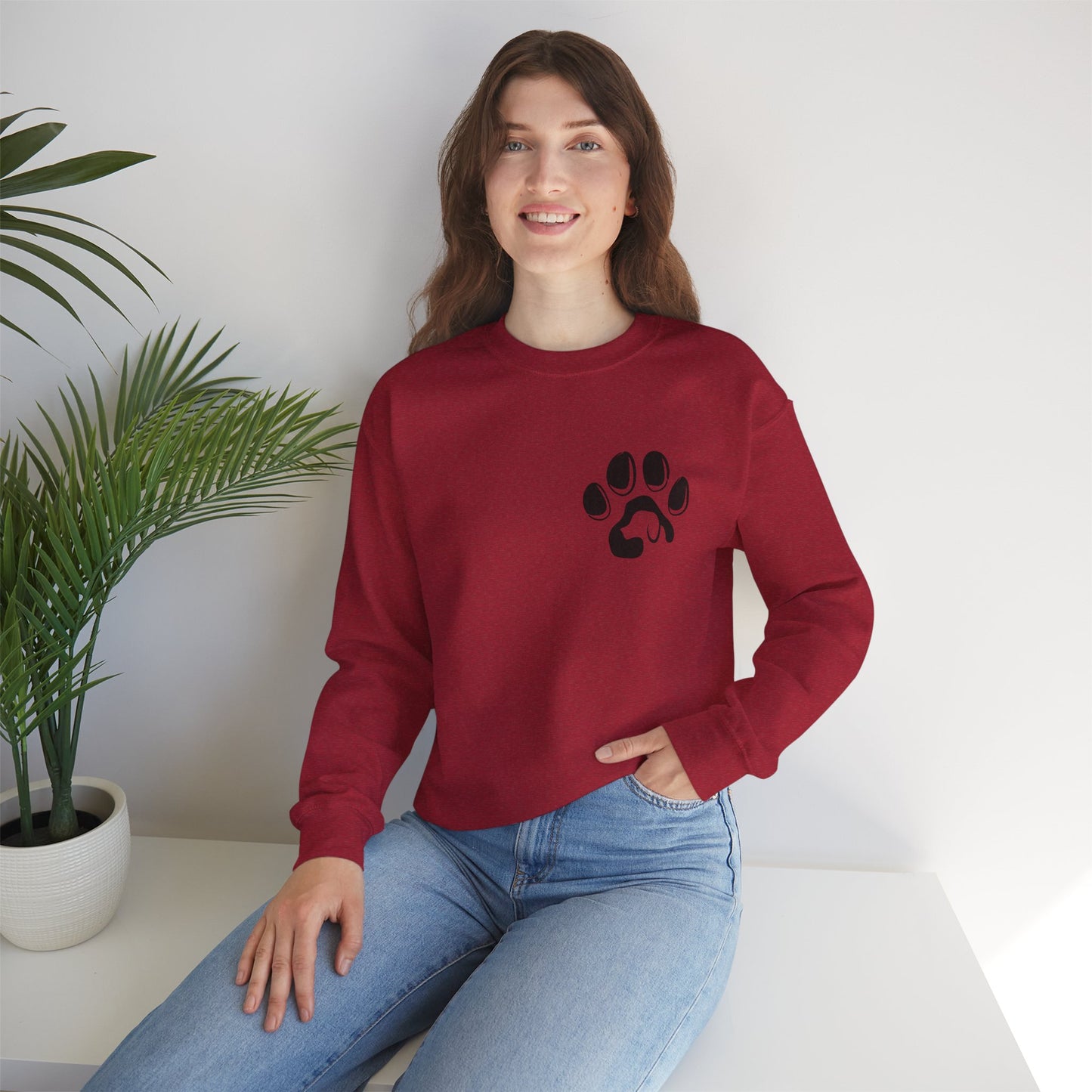 Cozy Pet Lover Sweatshirt | Unisex Heavy Blend Crewneck | Animal Paw Print | Ideal Gift for Animal Lovers and Pet Owners, Casual Wear, [...]