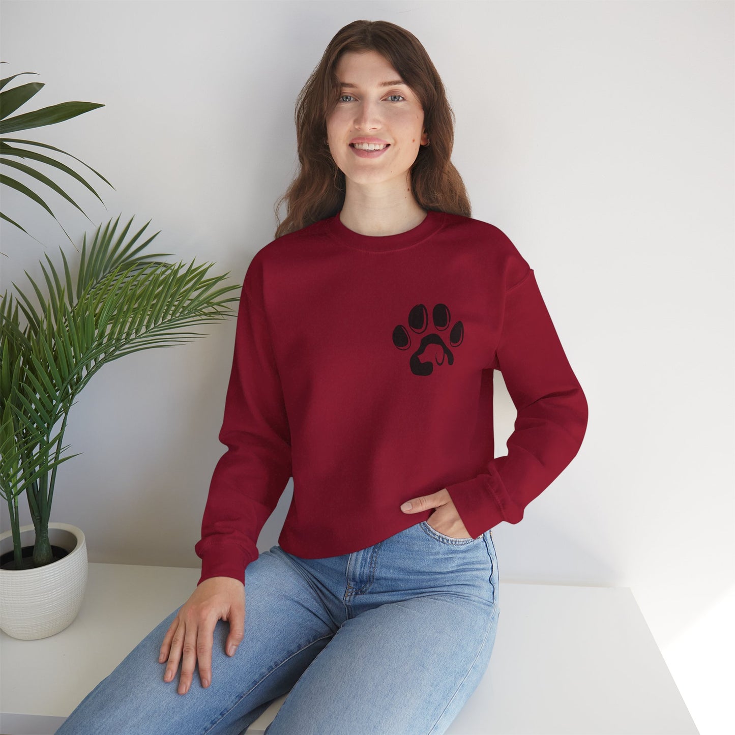 Cozy Pet Lover Sweatshirt | Unisex Heavy Blend Crewneck | Animal Paw Print | Ideal Gift for Animal Lovers and Pet Owners, Casual Wear, [...]