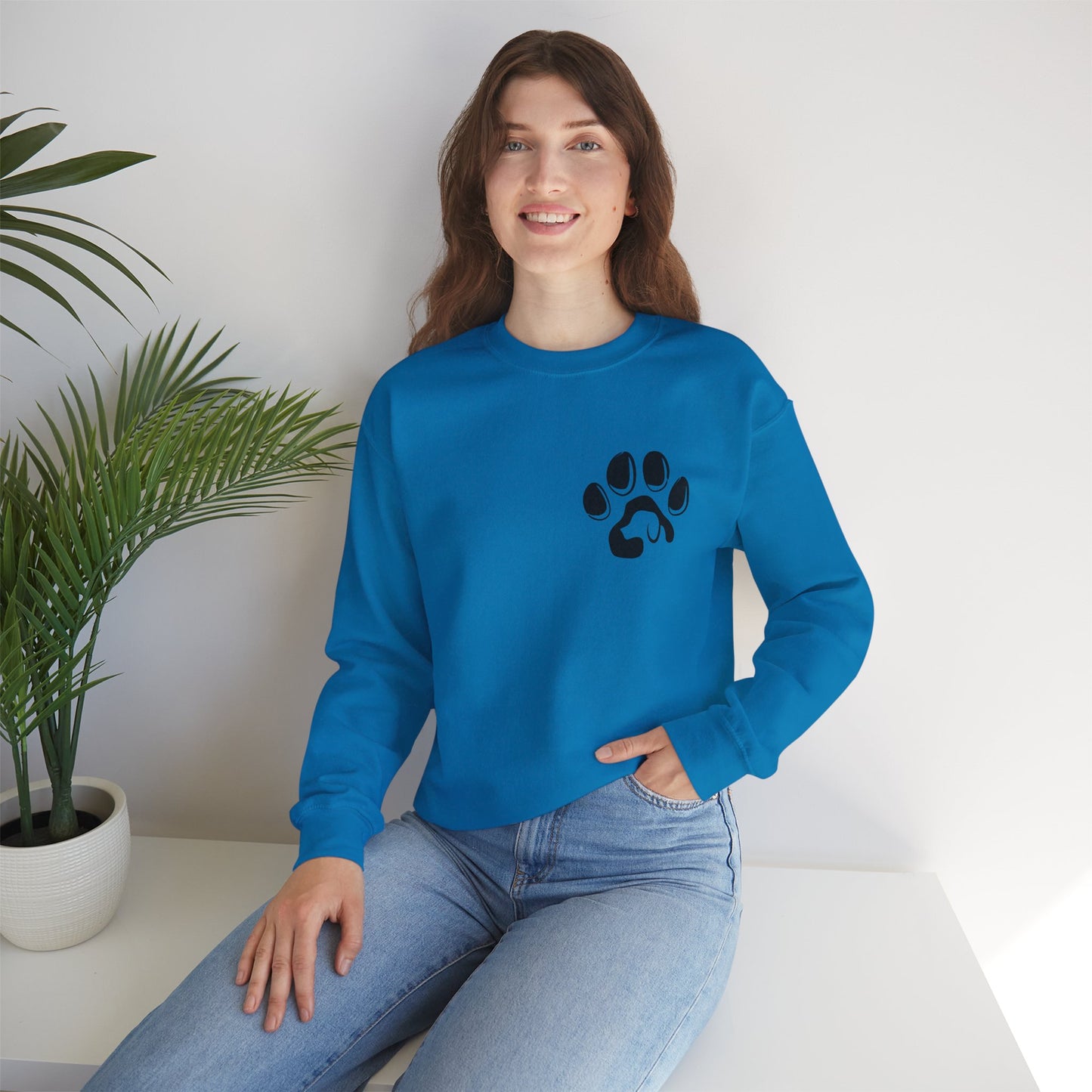 Cozy Pet Lover Sweatshirt | Unisex Heavy Blend Crewneck | Animal Paw Print | Ideal Gift for Animal Lovers and Pet Owners, Casual Wear, [...]