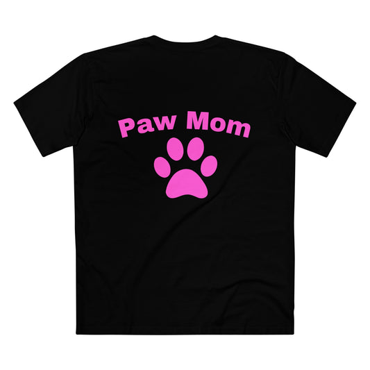 Paw Mom Tee, Cute Dog Lover Shirt, Gift for Pet Owners, Animal Lover Apparel, Funny Pet Parenthood T-Shirt