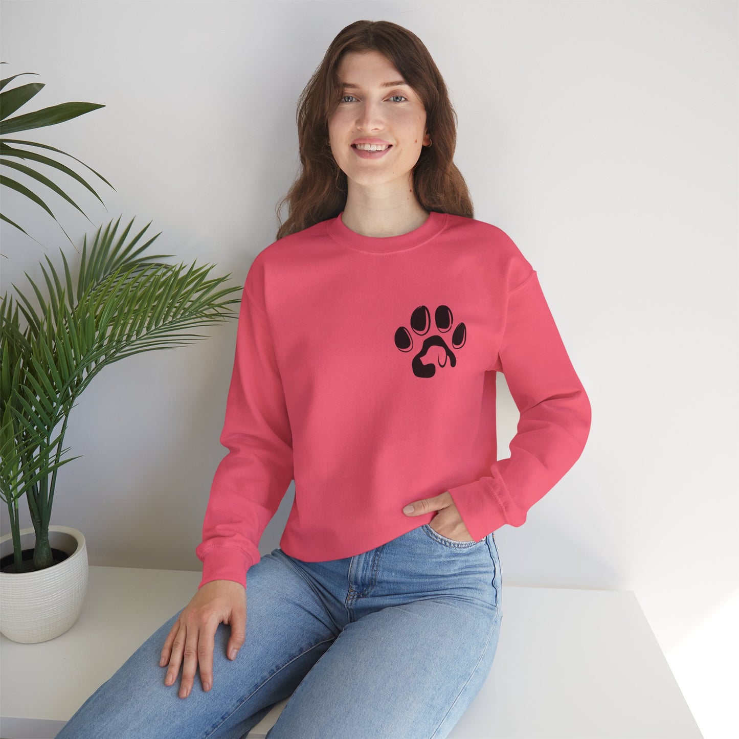 Cozy Pet Lover Sweatshirt | Unisex Heavy Blend Crewneck | Animal Paw Print | Ideal Gift for Animal Lovers and Pet Owners, Casual Wear, [...]