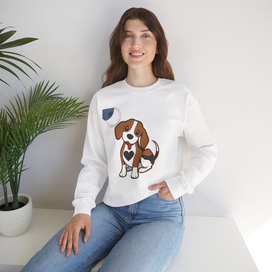 Adorable Dog-Themed Crewneck Sweatshirt, Pet Lover Gift, Cozy Sweatshirt for Dog Owners, Cute Pet Apparel, Perfect for Birthdays